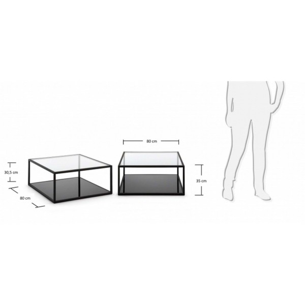 Кавовий стіл GREENHILL (80x80)