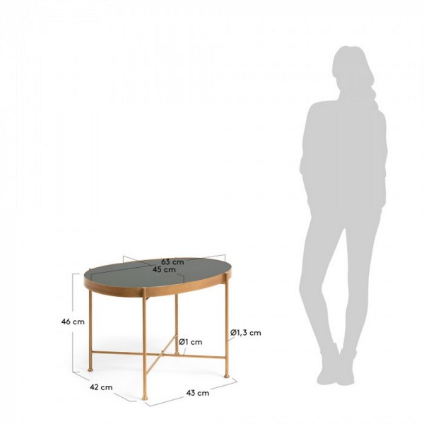Кавовий стіл MARSH (63x45) – сучасний стиль для вашої вітальні
