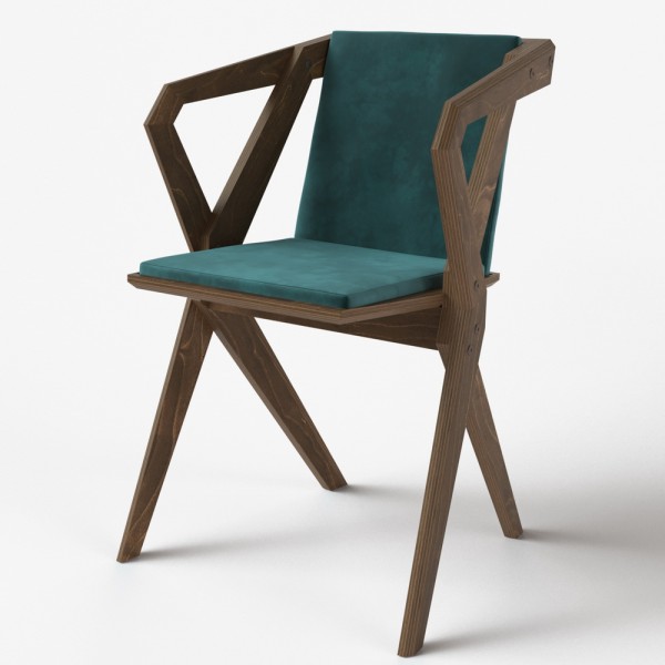 Cтілець Kio Soft для кухні та кафе з підлокітниками