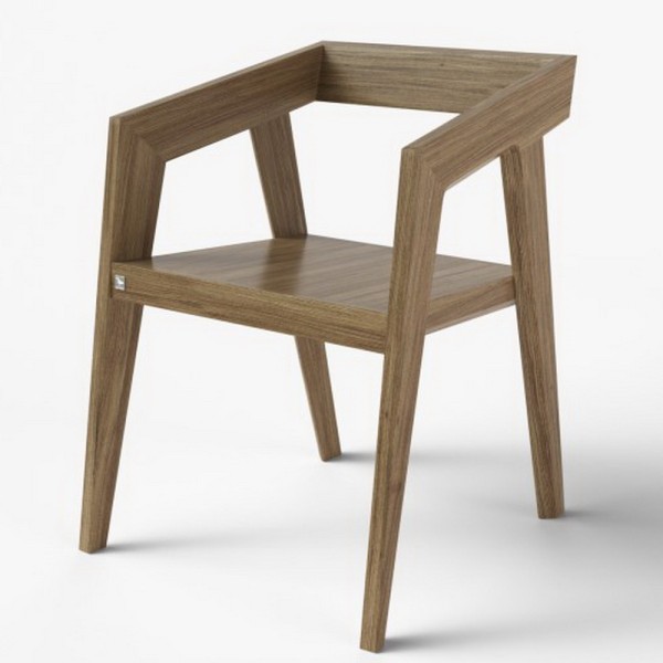 Cтілець Air 2 з підлокітниками для кухні та кафе