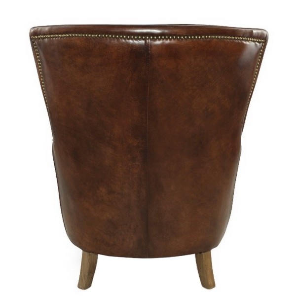 Крісло Коломбо (шкіра) – класика стилю та комфорту