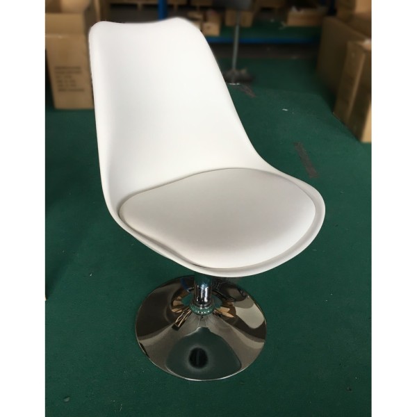 Стілець HY 128-2 для кухні та бару з хромованим каркасом