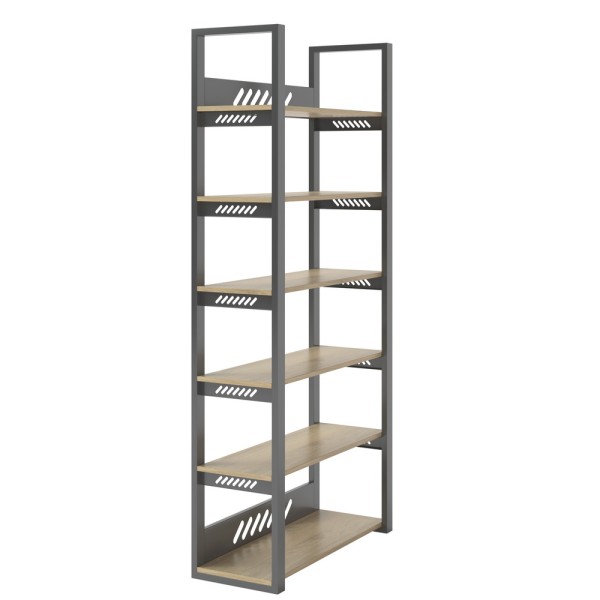 Стелаж Neo 6 – металевий стелаж в стилі лофт для офісу