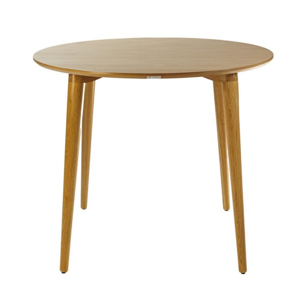 Стіл Dan круглий natural - ідеальний вибір для кухні та кафе