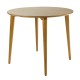Стіл Dan круглий natural - ідеальний вибір для кухні та кафе