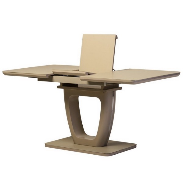 Стіл TML-560 120-160 см — сучасний кухонний стіл із подвійною опорою