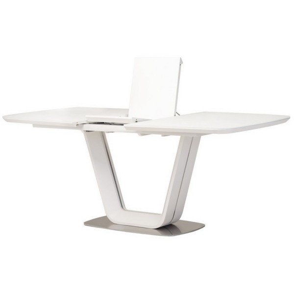 Стіл TML-770 матовий білий 160-200 см