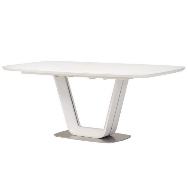 Стіл TML-770 матовий білий 160-200 см