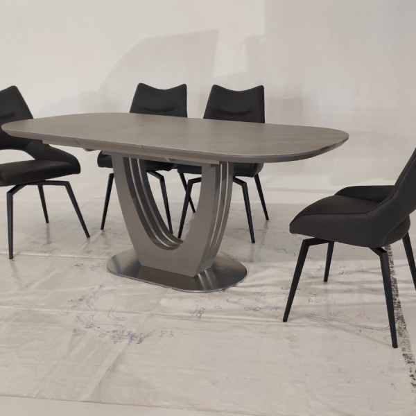 Стіл TML-865 140-180 см — Розкладний овальний стіл для кухні