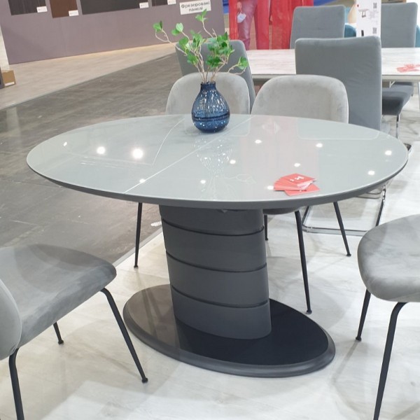 Стіл TM-65 140-180 см – Розкладний овальний стіл для вашої кухні