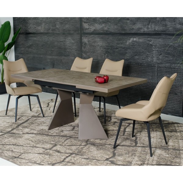 Стіл TML-845 145-175 см гріджіо – стильний розкладний стіл для вашої кухні