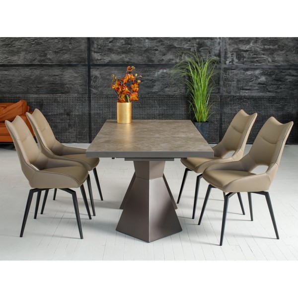 Стіл TML-845 145-175 см гріджіо – стильний розкладний стіл для вашої кухні