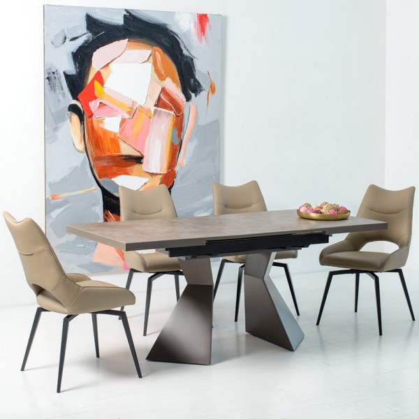 Стіл TML-845 145-175 см гріджіо – стильний розкладний стіл для вашої кухні