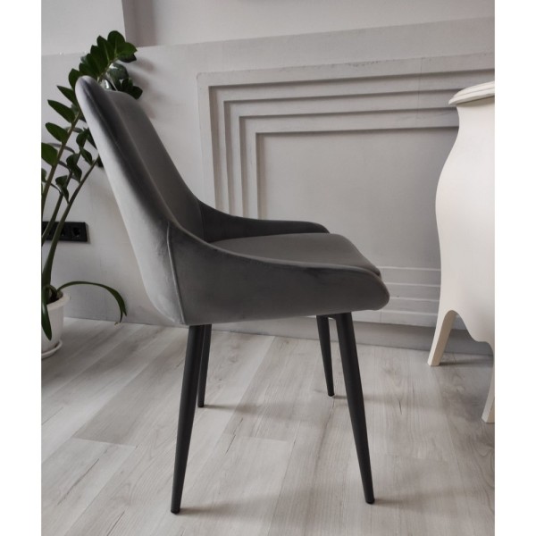 Стілець N-49 (вельвет) – для кухні, кафе та КаБаРе