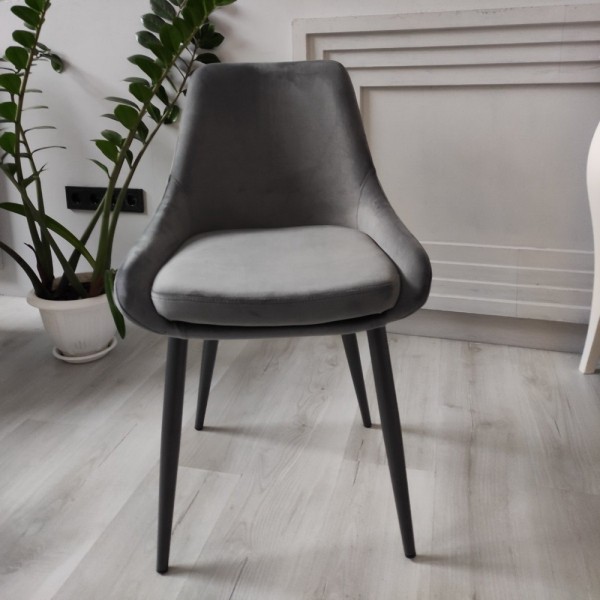 Стілець N-49 (вельвет) – для кухні, кафе та КаБаРе