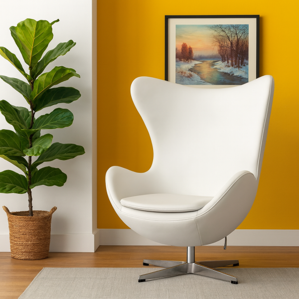 Крісло Egg (Ег) шкірзам – ідеальний стиль для вашого інтер'єру