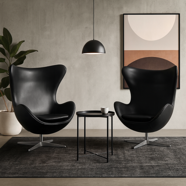 Крісло Egg (Ег) шкірзам – ідеальний стиль для вашого інтер'єру