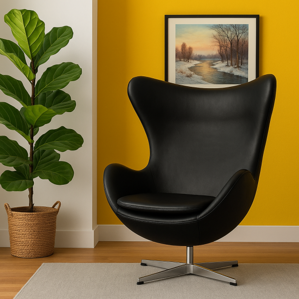 Крісло Egg (Ег) шкірзам – ідеальний стиль для вашого інтер'єру