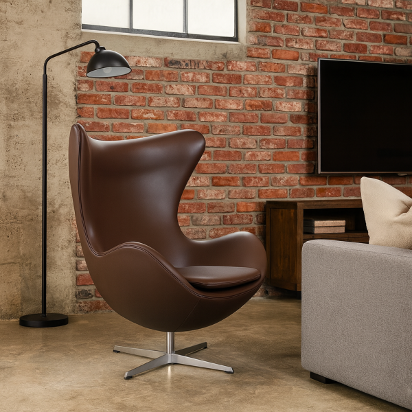 Крісло Egg (Ег) шкірзам – ідеальний стиль для вашого інтер'єру