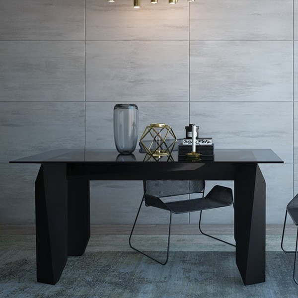 Стіл Orto – стильний кухонний стіл з дерева та скла