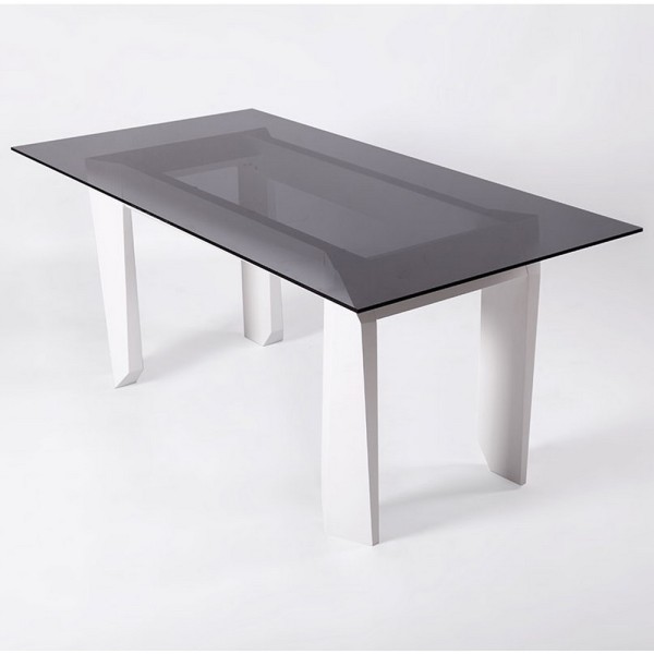 Стіл Orto – стильний кухонний стіл з дерева та скла