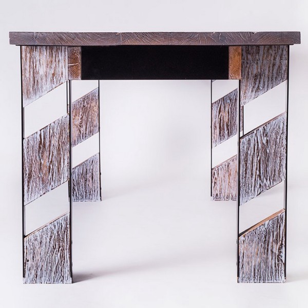 Купити стіл Split у сучасному стилі з дерева та металу