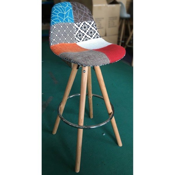 Барний стілець Lacio patchwork – сучасний стиль для вашої кухні