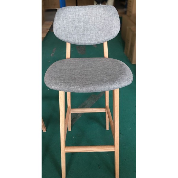 Барний стілець Trento grey (Тренто грей)