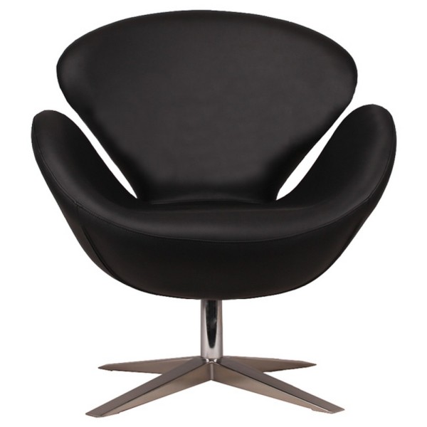 Крісло Swan (Свен) шкірзам — стильне дизайнерське крісло для вашого інтер'єру