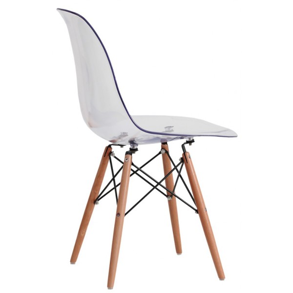 Стілець Прайз прозорий - Стильний дизайнерський стілець для вашої кухні