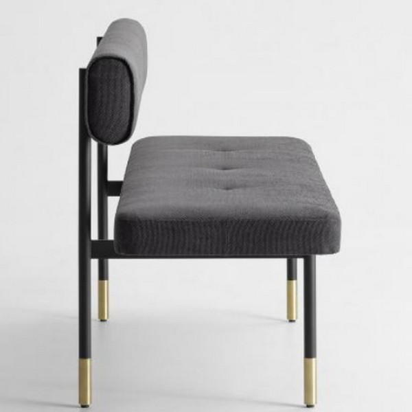 Лава Canelli зі спинкою (латунь) — елегантний вибір для вашого дому