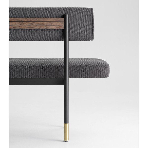 Лава Canelli зі спинкою (латунь) — елегантний вибір для вашого дому