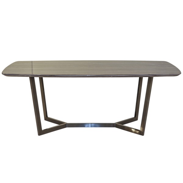 Стіл Юпітер – сучасний кухонний стіл з металу та мармуру