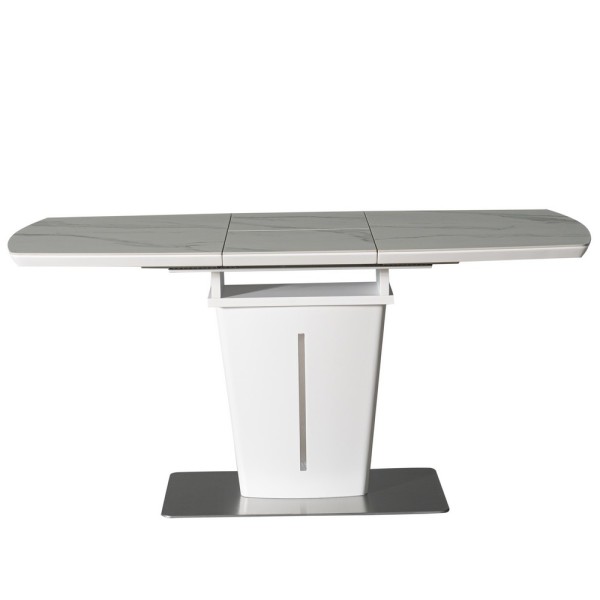 Стіл Адам (кераміка) 120-160 см - стильний розкладний стіл для кухні