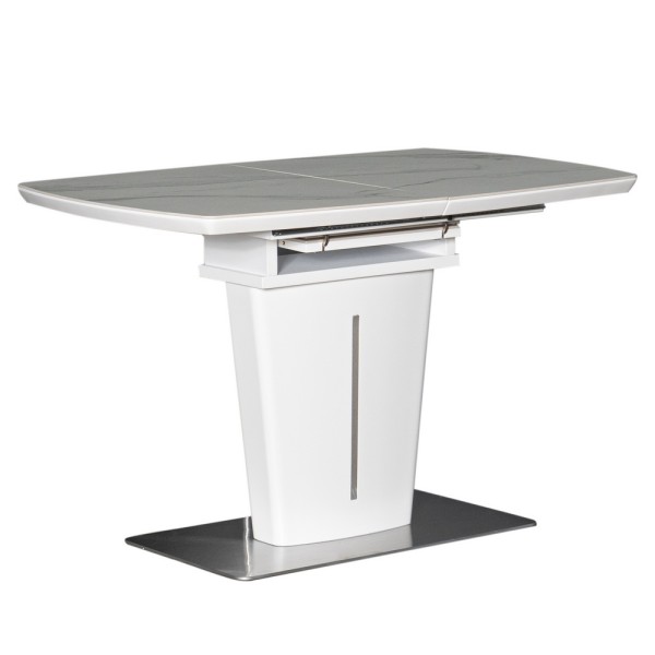 Стіл Адам (кераміка) 120-160 см - стильний розкладний стіл для кухні