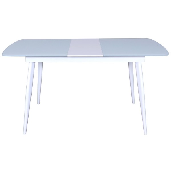 Стіл Твіст для кухні – розкладний металевий стіл зі склом