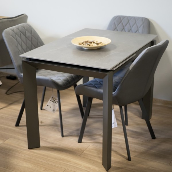 Стіл Bright Grey Marble 102-142 см