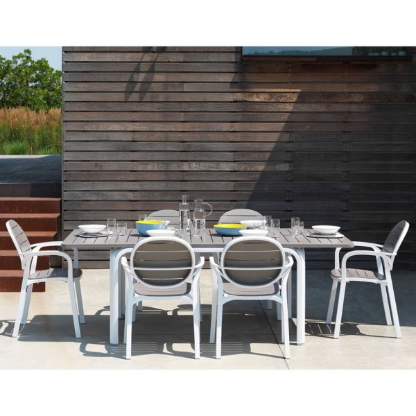 Стіл Alloro – Розкладний стіл для вулиці з алюмінієвої конструкції