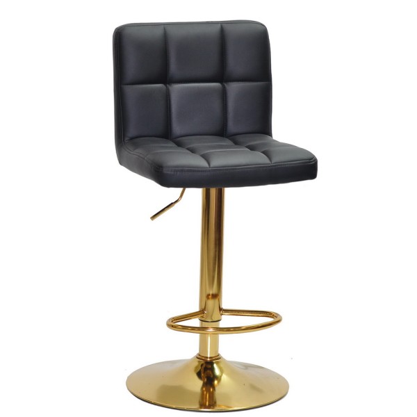 Барний стілець Tetris gold – стильний та зручний для дому та кафе