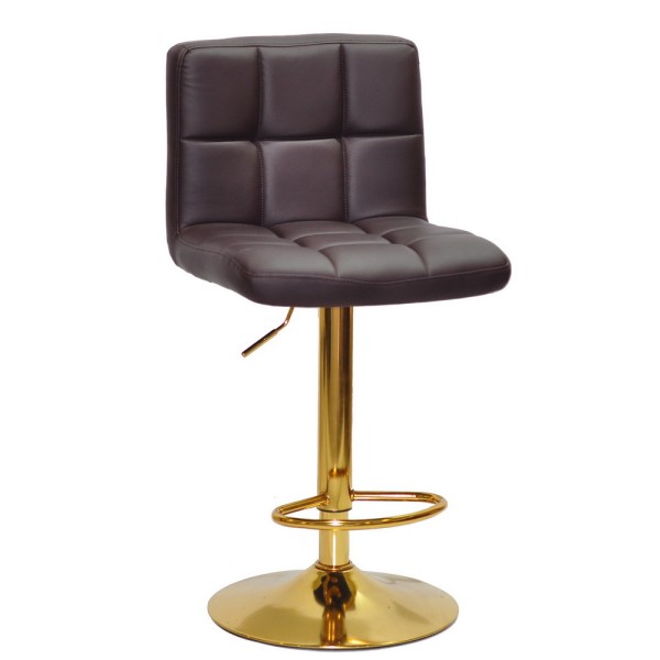 Барний стілець Tetris gold – стильний та зручний для дому та кафе