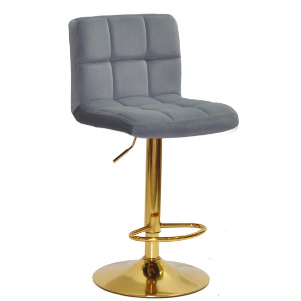 Барний стілець Tetris gold – стильний та зручний для дому та кафе