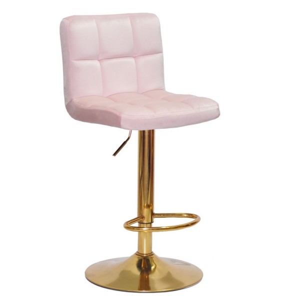 Барний стілець Tetris gold – стильний та зручний для дому та кафе