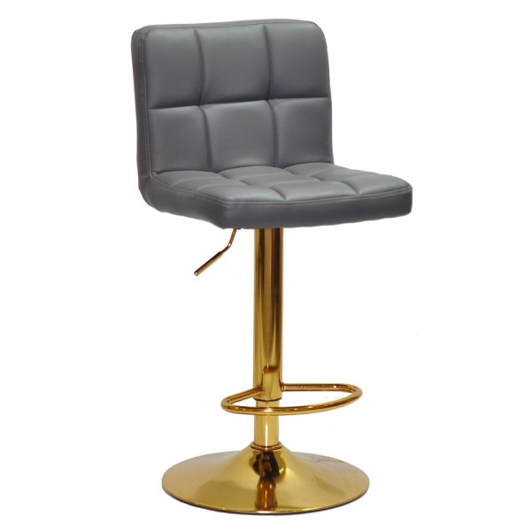 Барний стілець Tetris gold – стильний та зручний для дому та кафе