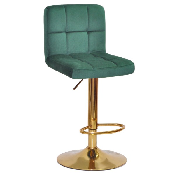 Барний стілець Tetris gold – стильний та зручний для дому та кафе