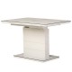 Стіл TM-49 білий кварц 120-160 см – Розкладний стіл для кухні