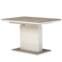 Стіл TM-49 білий кварц 120-160 см