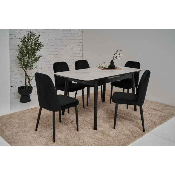 Стіл TM-76 120-150 см – сучасний розкладний стіл для вашої кухні