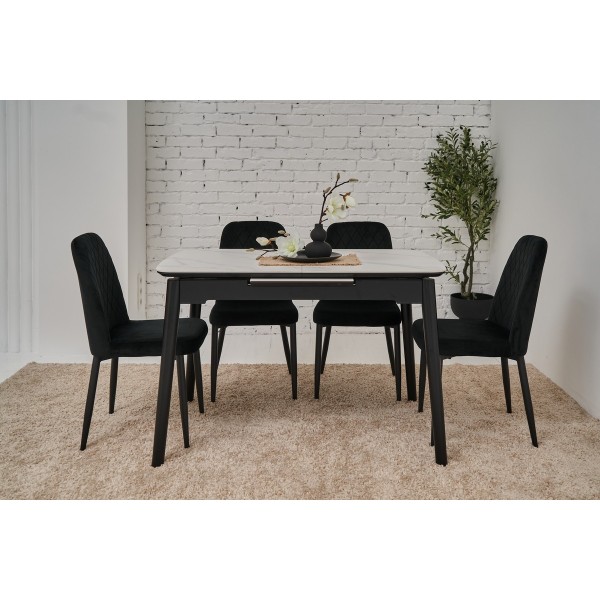 Стіл TM-76 120-150 см – сучасний розкладний стіл для вашої кухні