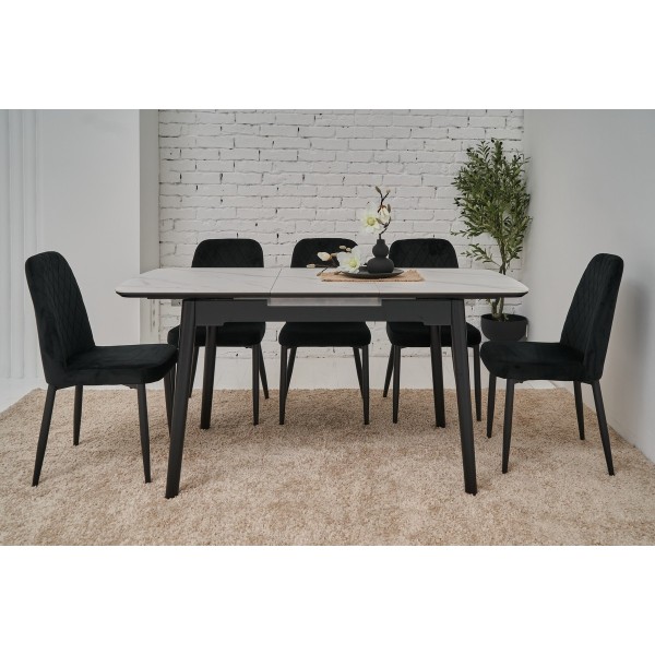 Стіл TM-76 120-150 см – сучасний розкладний стіл для вашої кухні