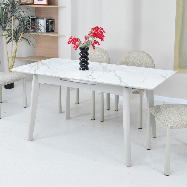 Стіл TM-76 120-150 см – сучасний розкладний стіл для вашої кухні